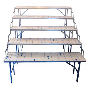 Stegbord 5 nivåer